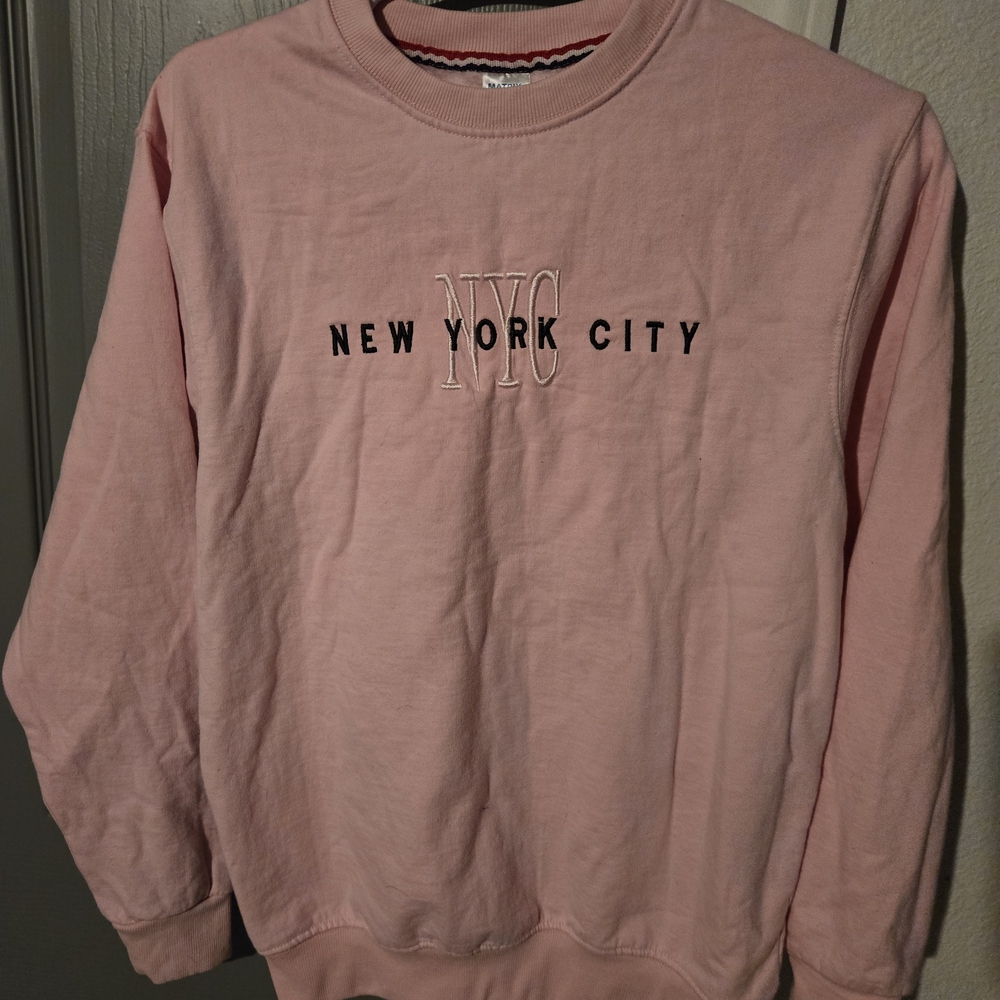 Matix Pink NYC Crewneck Sweater